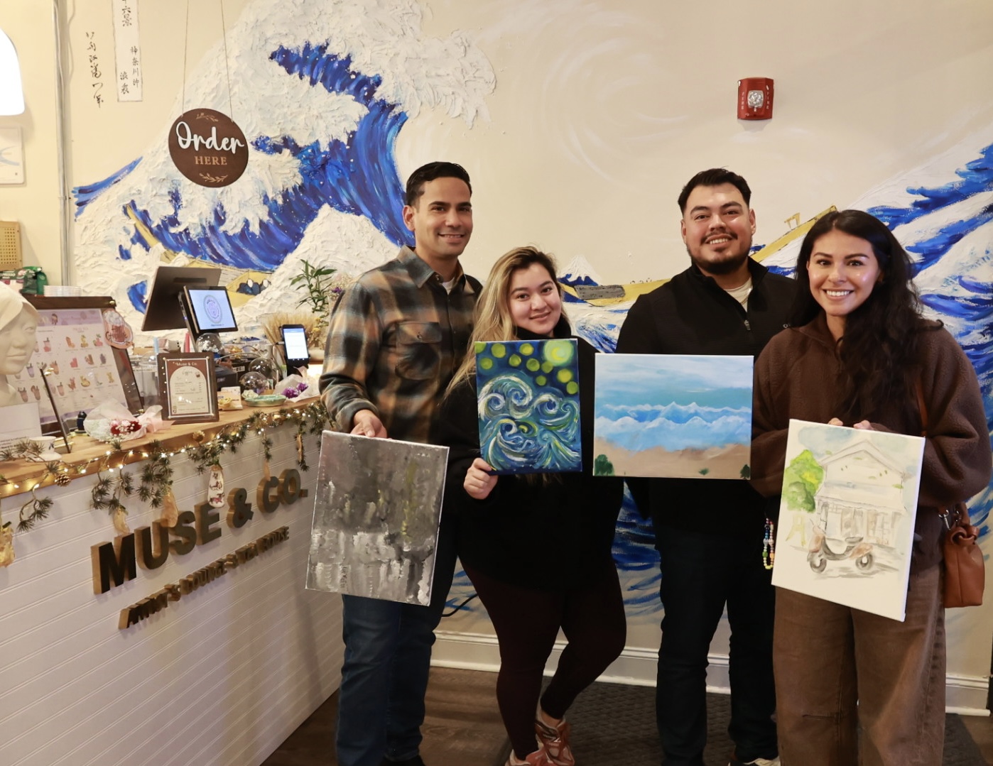 Customer artwork from a Muse & Co workshop
