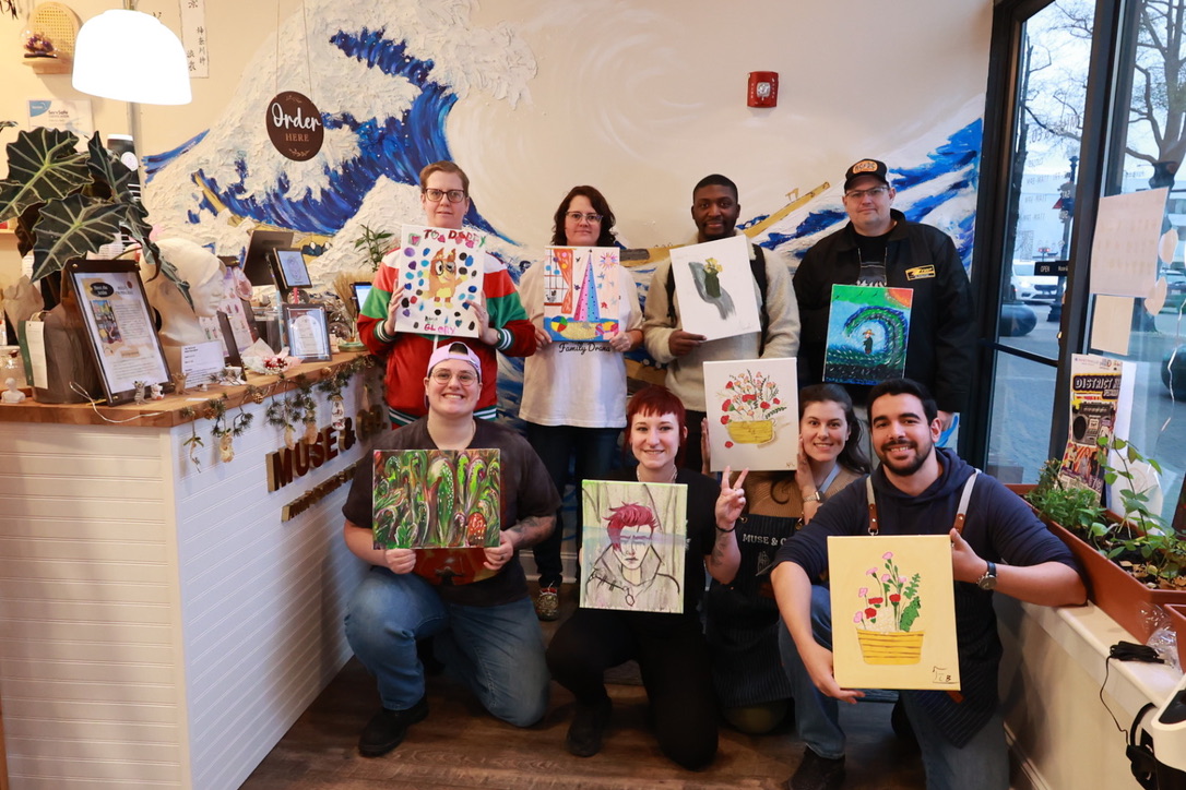 Customer artwork from a Muse & Co workshop