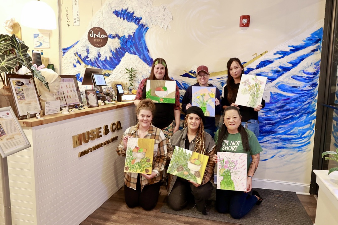 Customer artwork from a Muse & Co workshop